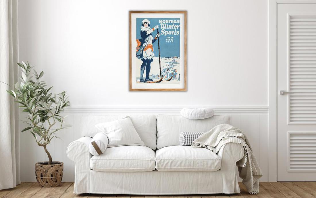 Montreal Winter Sports 1924 Poster