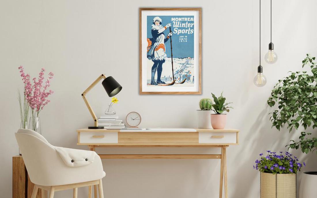 Montreal Winter Sports 1924 Poster