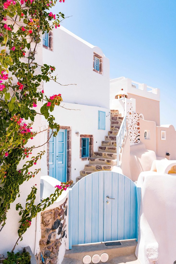 Santorini Blue Gate