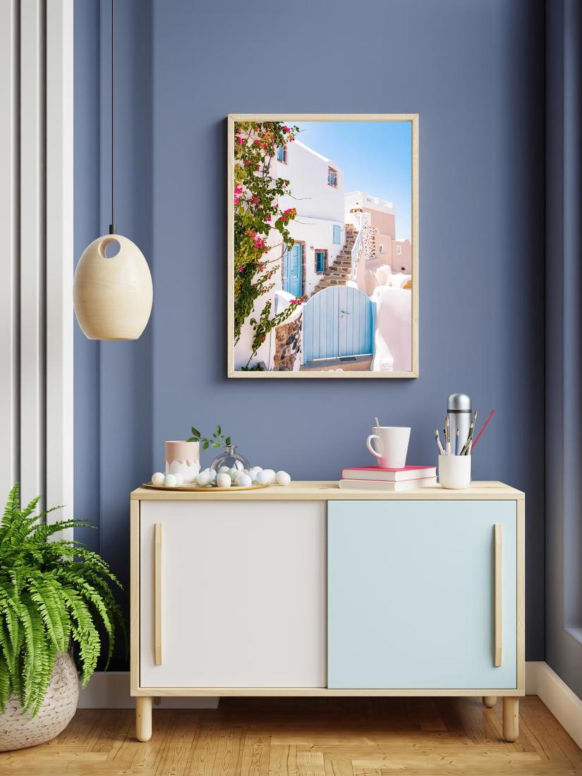 Santorini Blue Gate