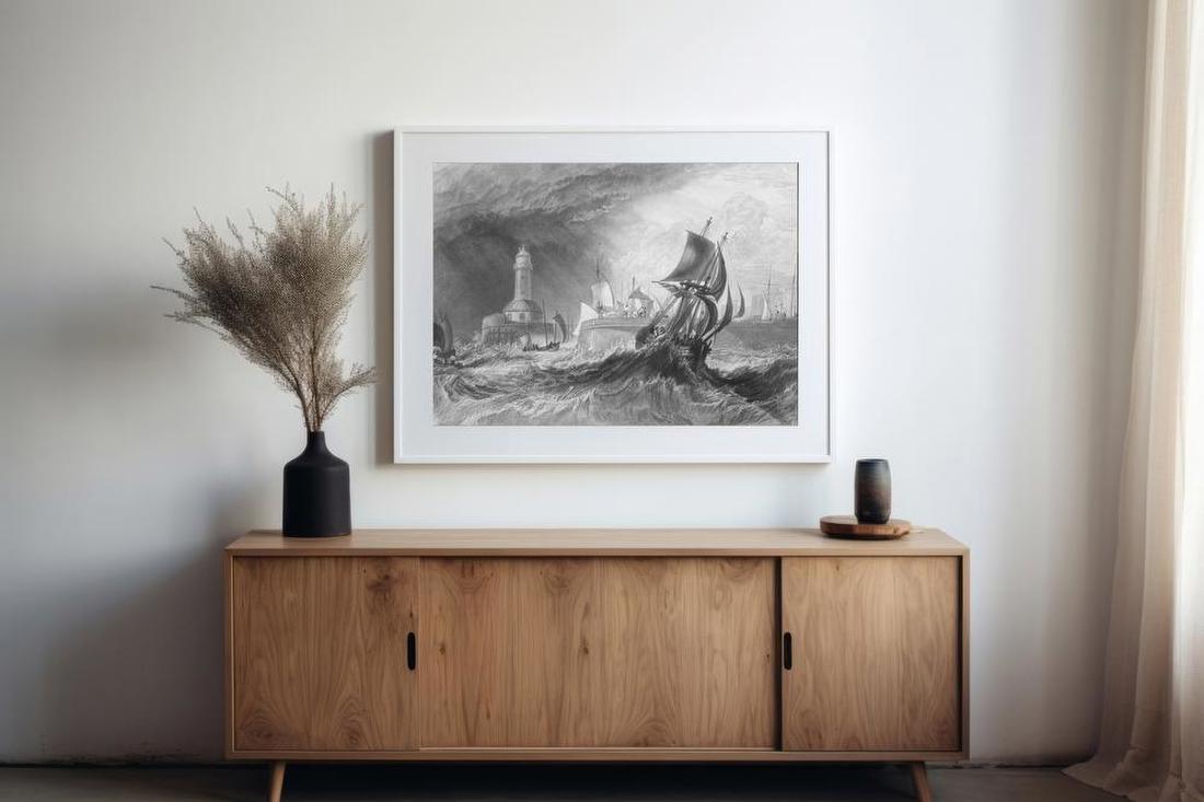 Storm at the Harbor – J. M. W. Turner
