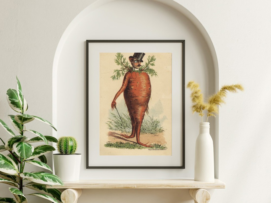 Ribsam & Sons Carrot Man Trade Card
