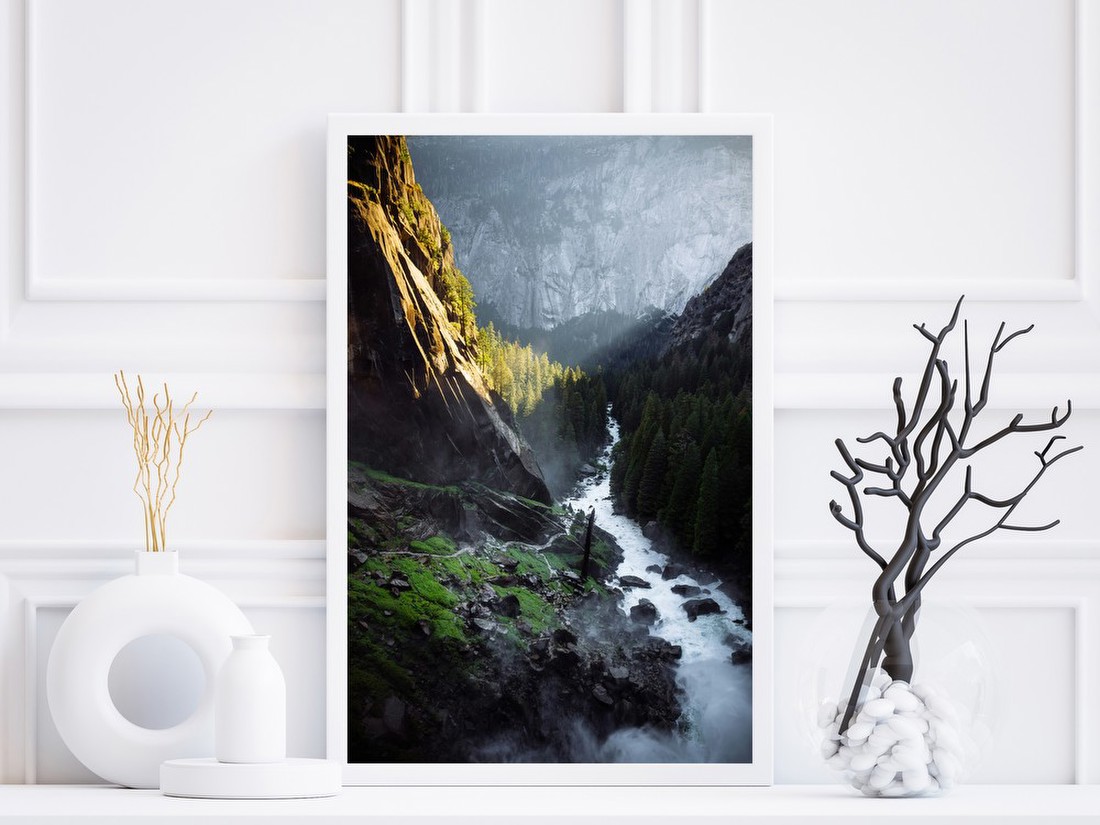 Mountain River at Dawn