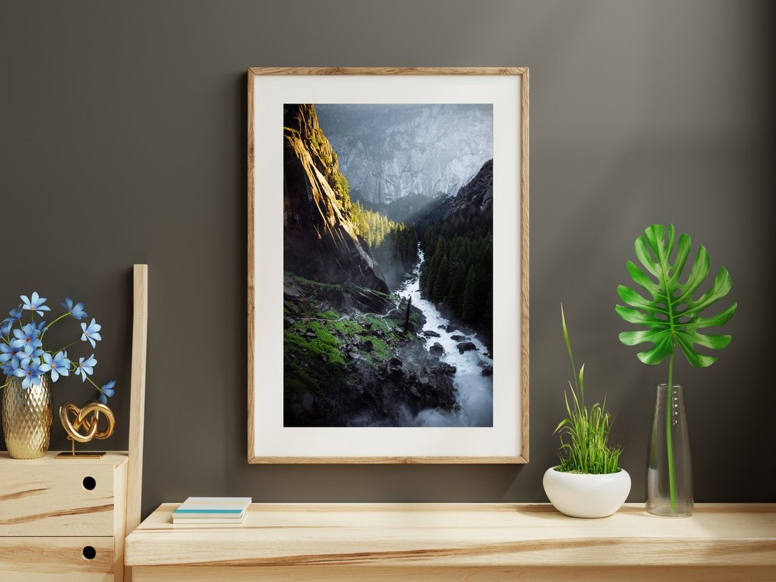 Mountain River at Dawn