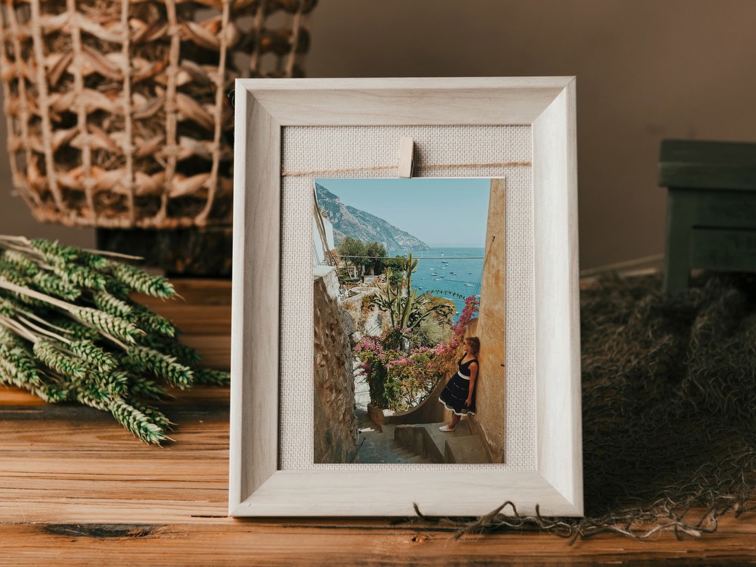 Woman Overlooking Coastal View