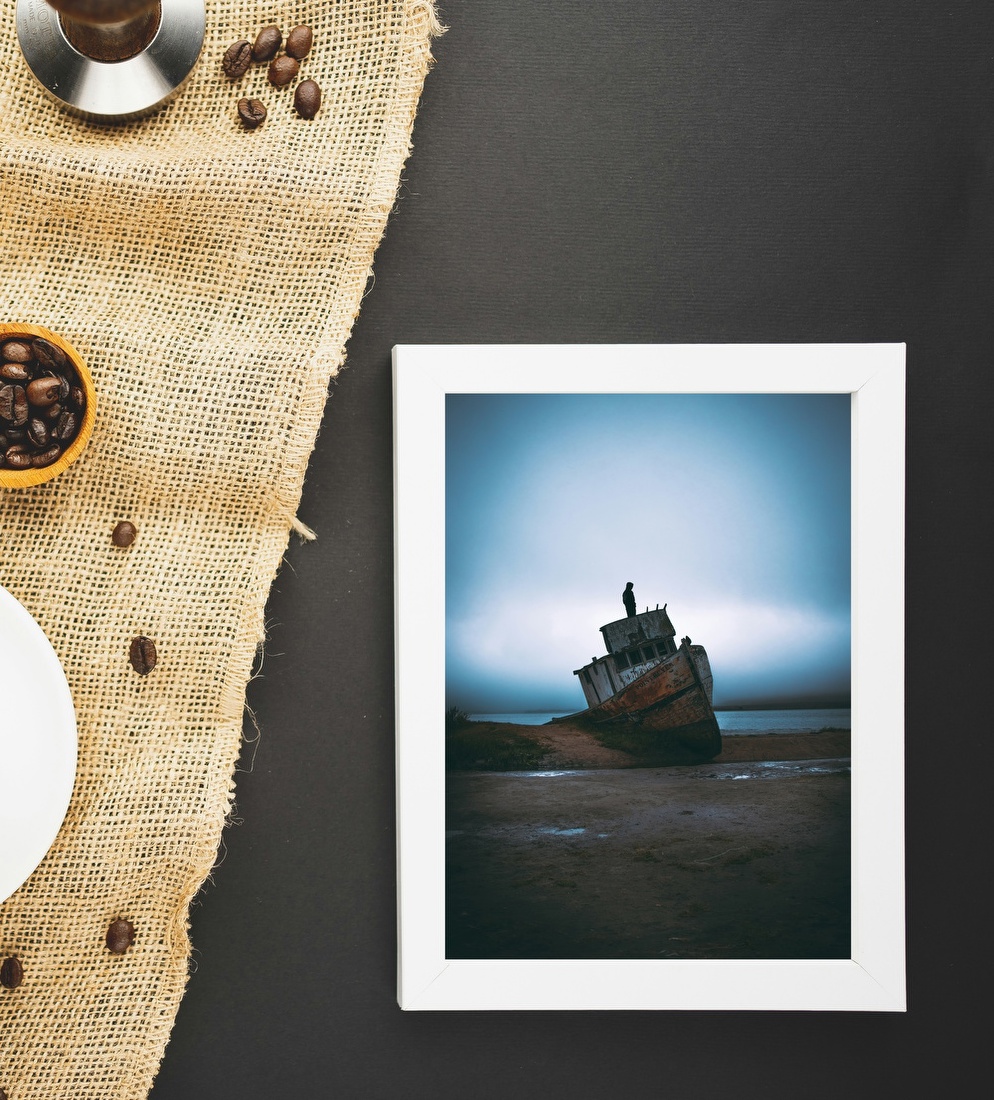 Abandoned Shoreline Wreck