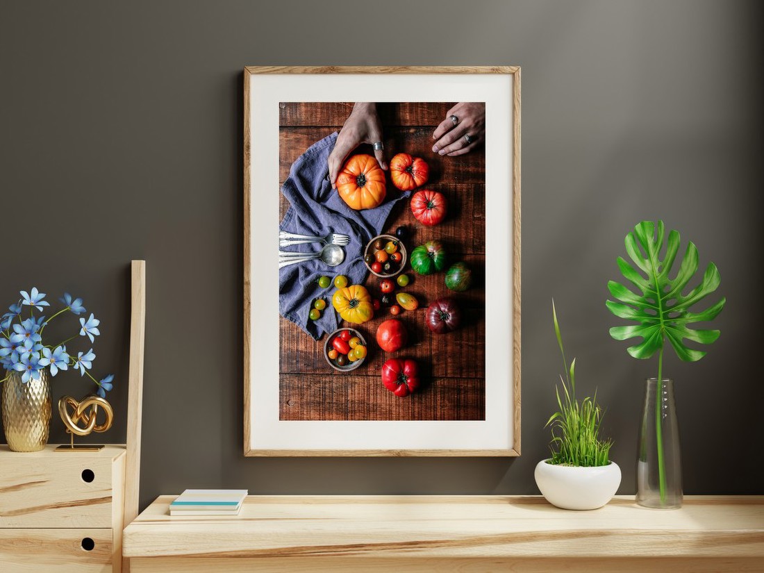Heirloom Tomatoes Still Life