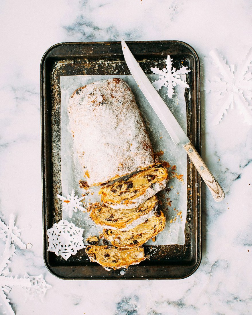 Sliced Holiday Stollen