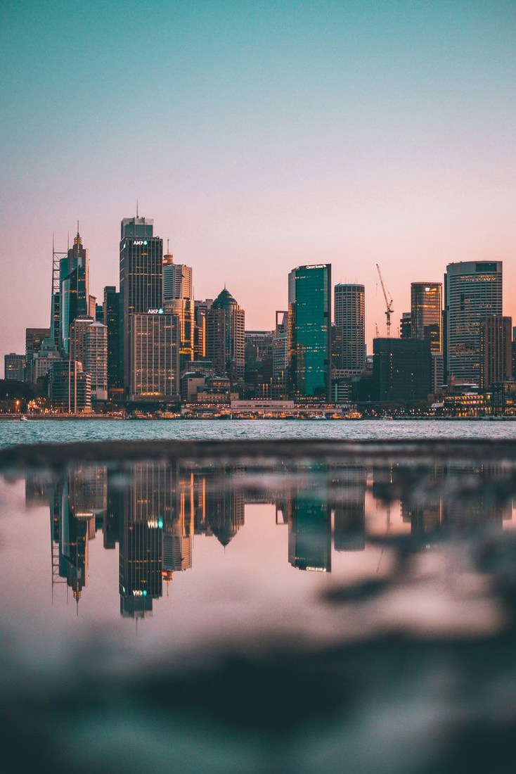 City Skyline at Dusk