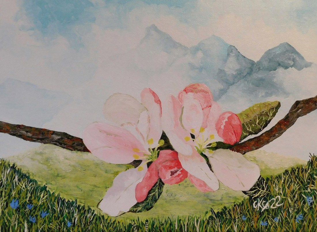 Blossoms in Mountain Breeze