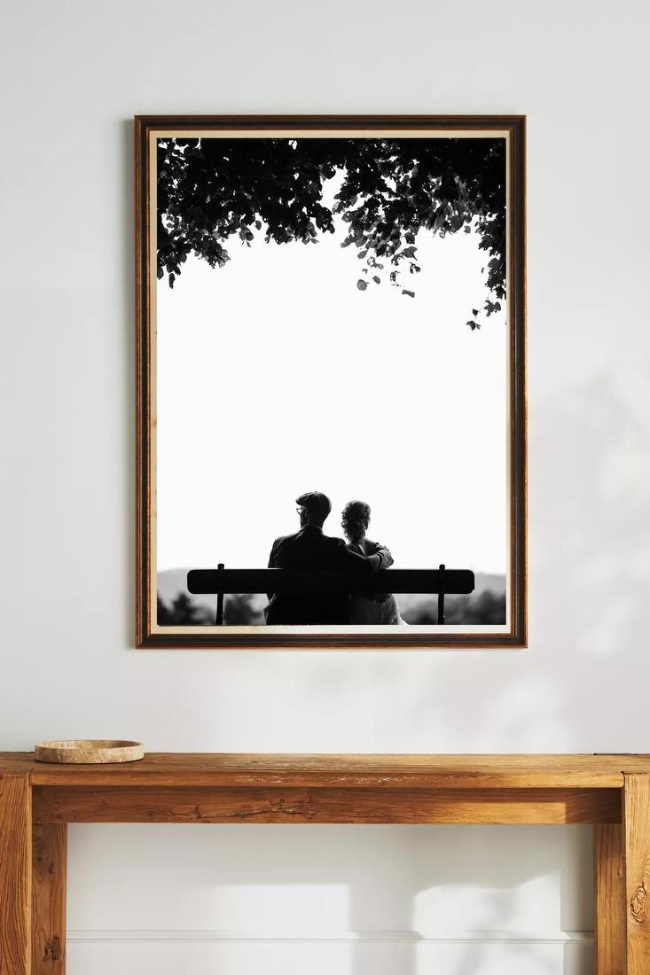 Couple on a Bench