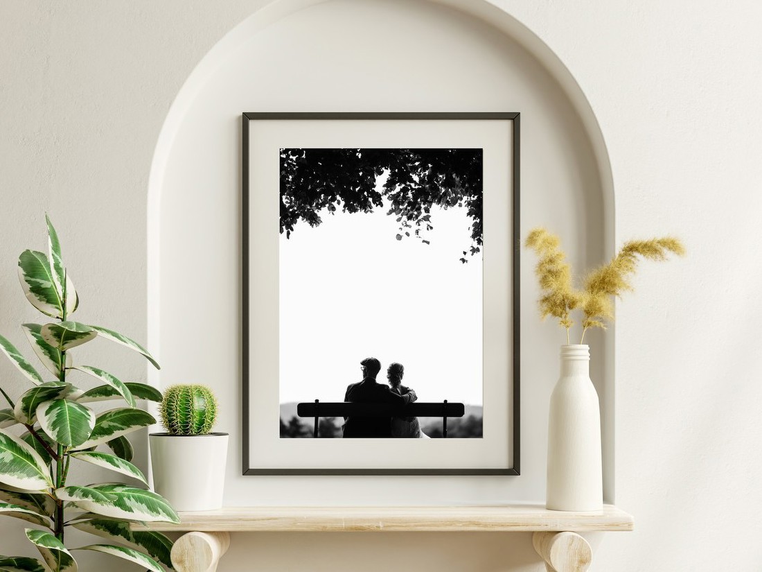 Couple on a Bench