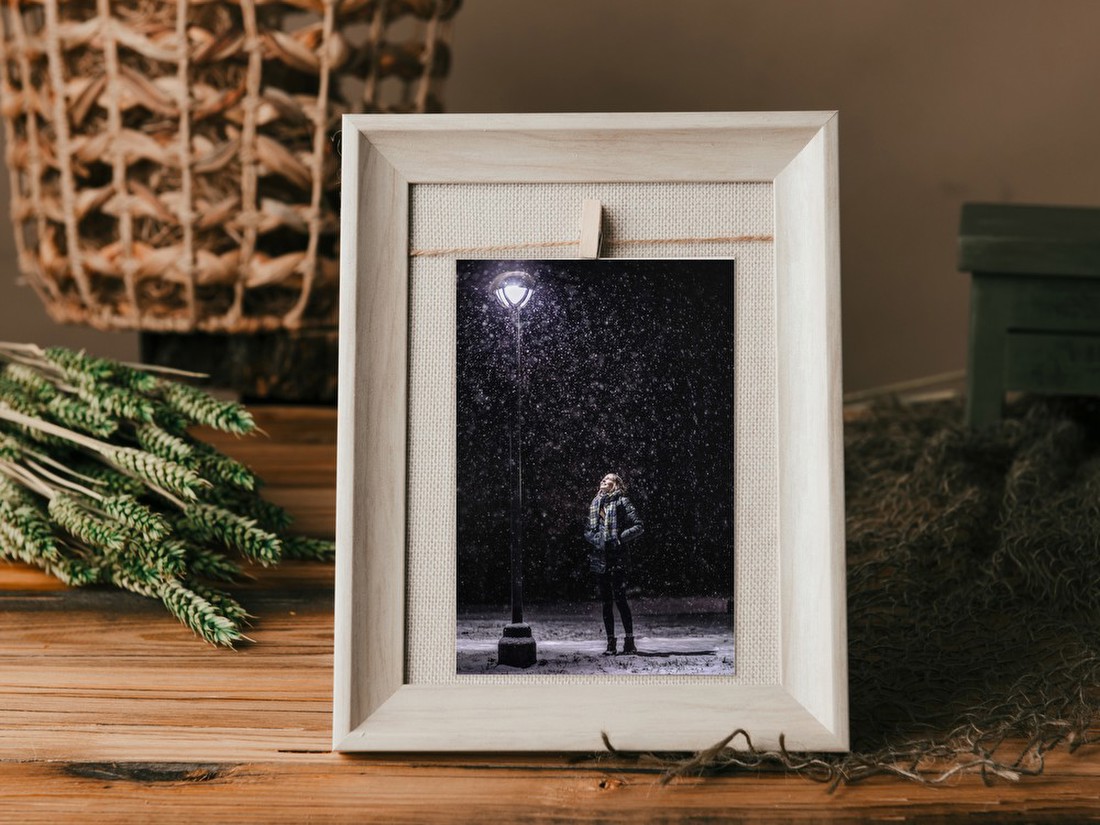 Under the Streetlight Snowfall