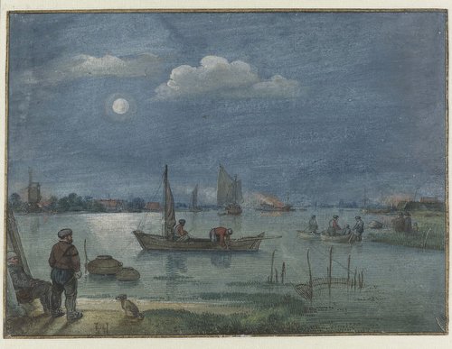 Fishermen by Moonlight