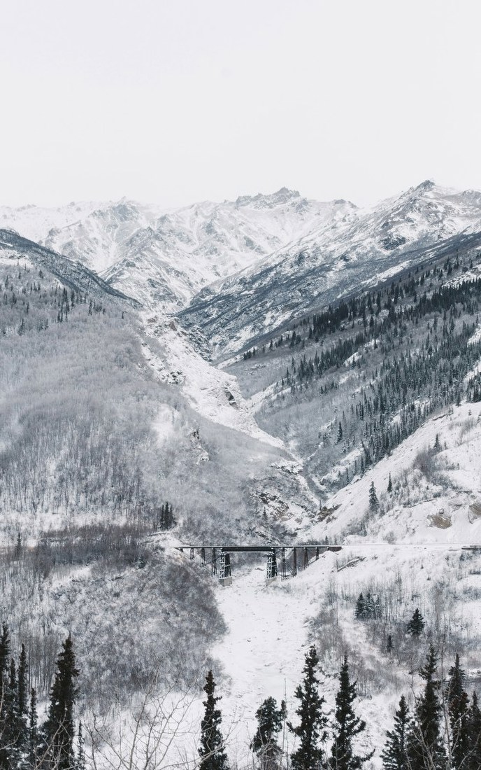 Winter Mountain Pass