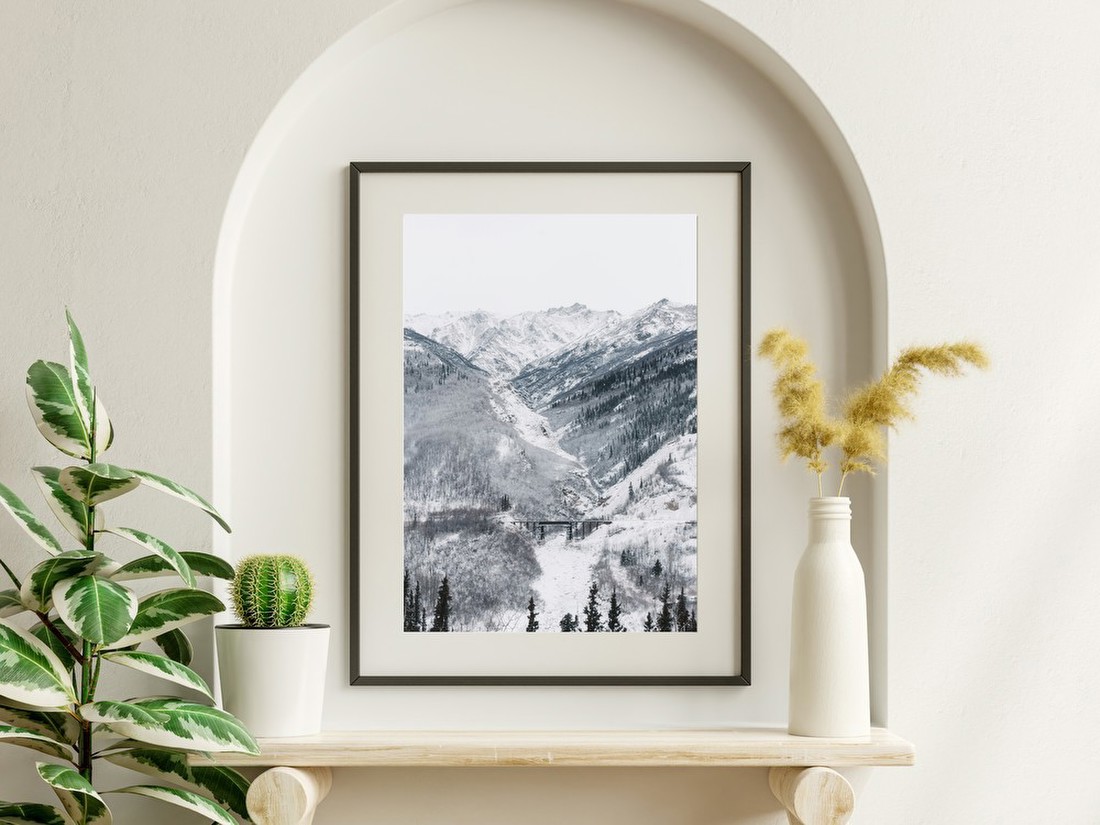 Winter Mountain Pass