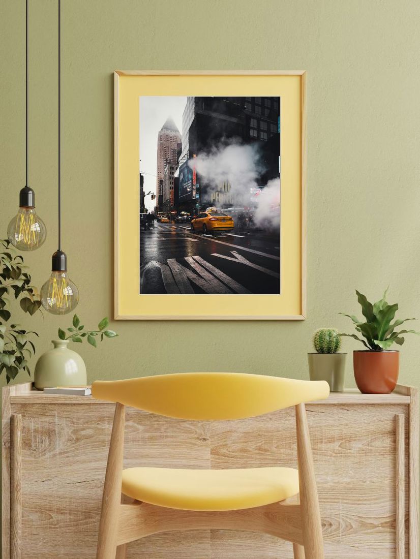 City Streets in the Mist