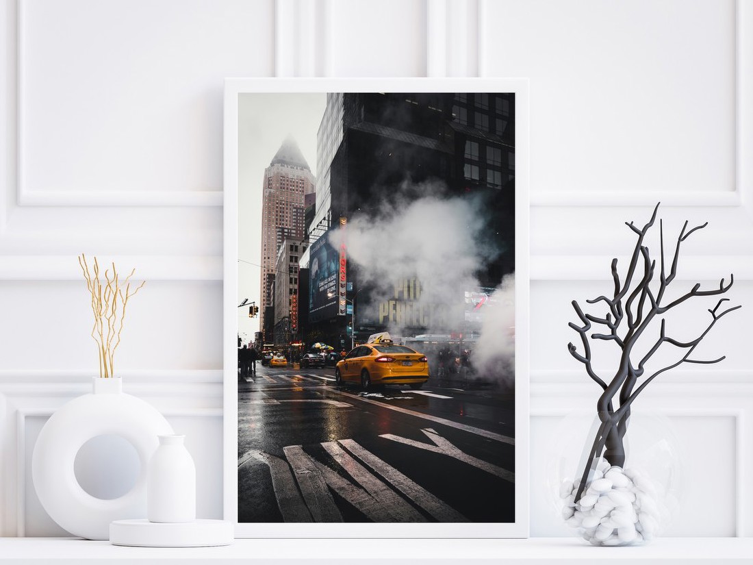 City Streets in the Mist