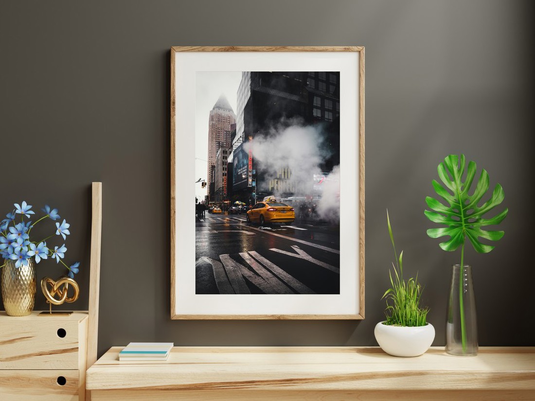 City Streets in the Mist