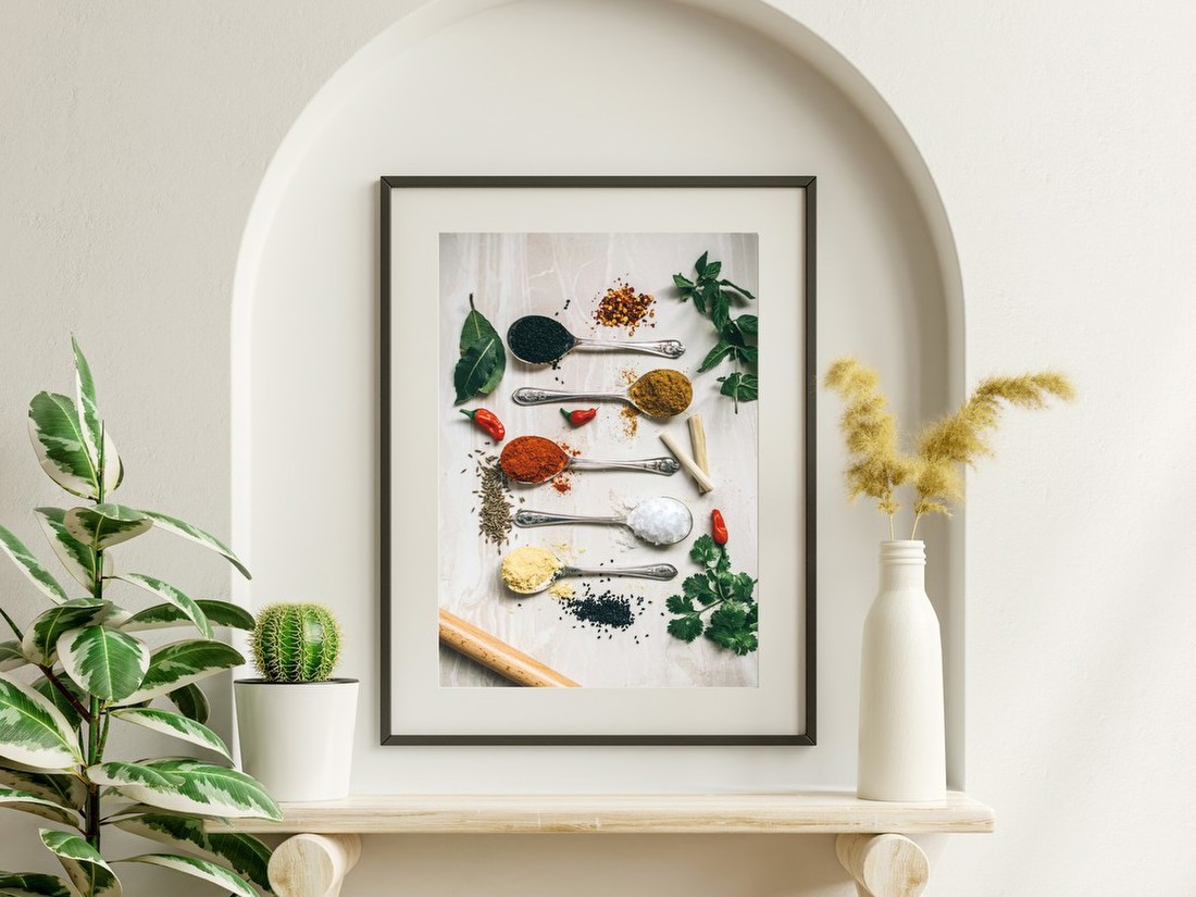 Assorted Spices Flatlay