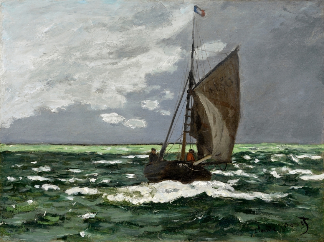 Seascape - Storm – Claude Monet