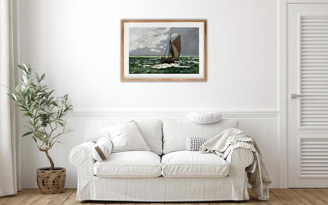 Seascape - Storm – Claude Monet