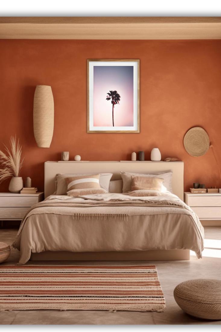 Lone Palm at Sunset