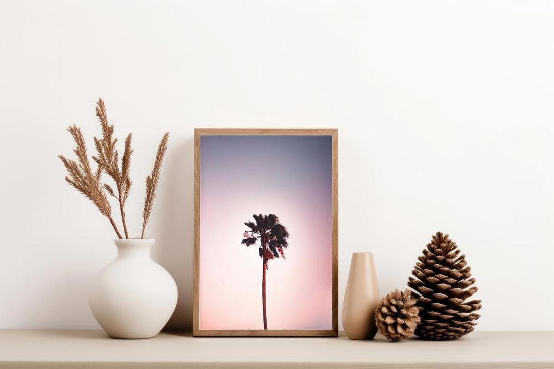 Lone Palm at Sunset