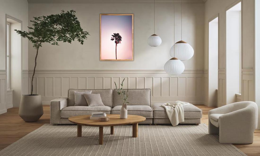 Lone Palm at Sunset