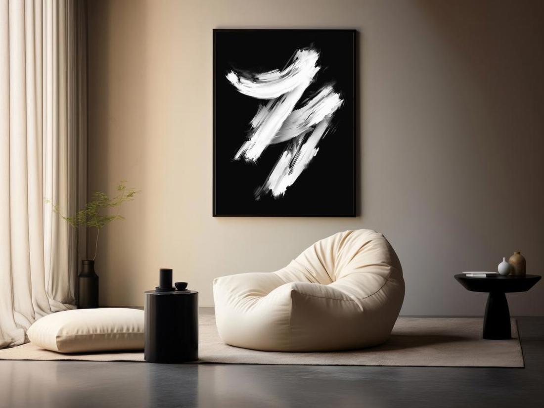 White Brushstroke Motion