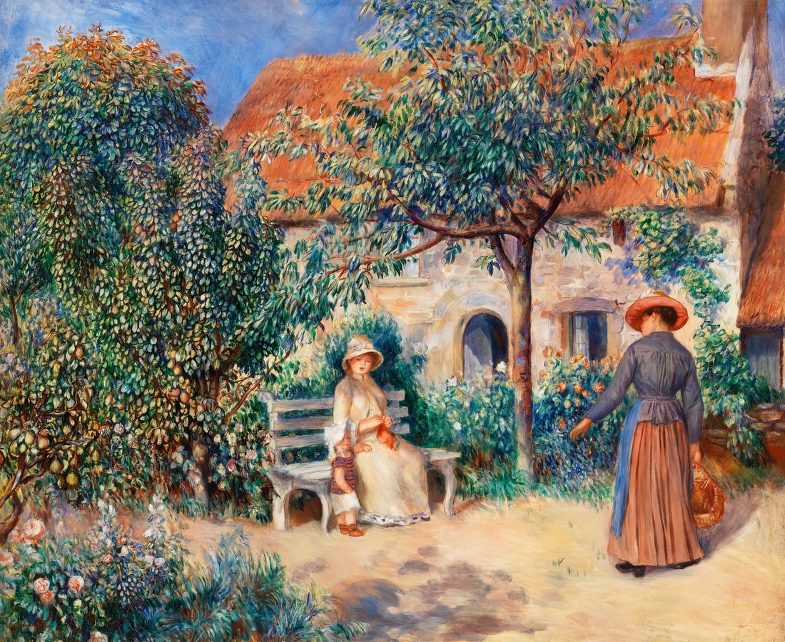 In Brittany (En Bretagne) – Pierre-Auguste Renoir