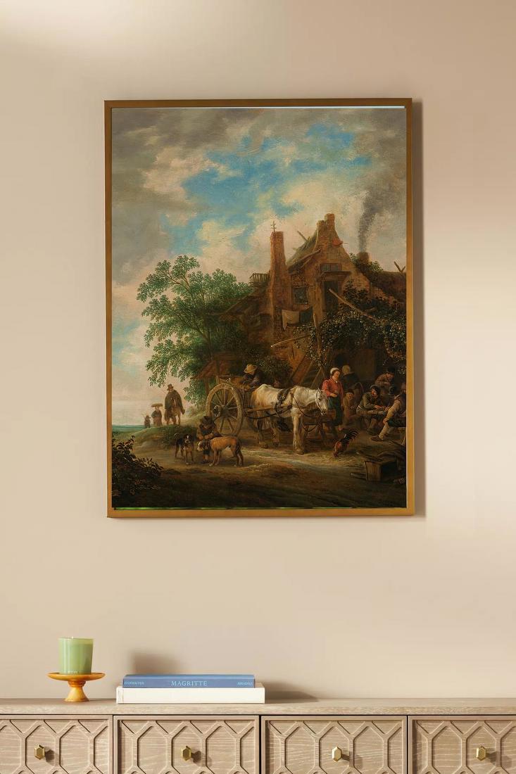 Country Inn with Horse and Wagon – Isaac van Ostade