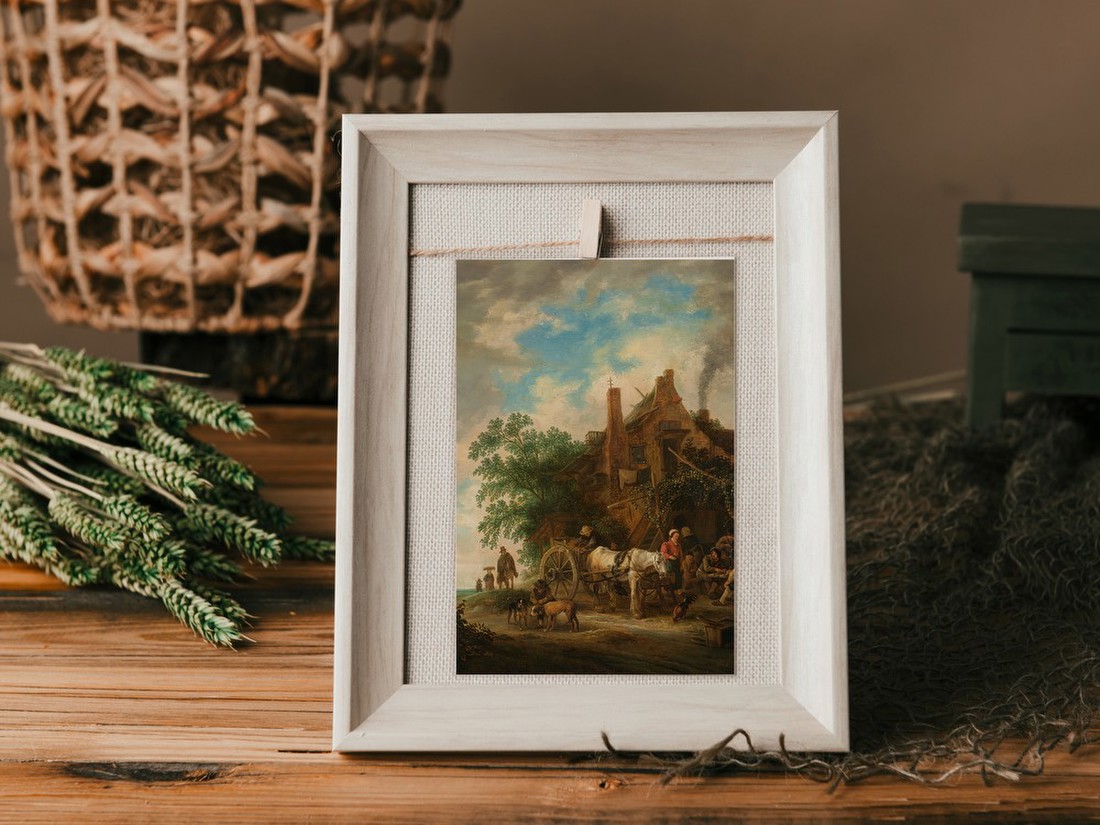 Country Inn with Horse and Wagon – Isaac van Ostade