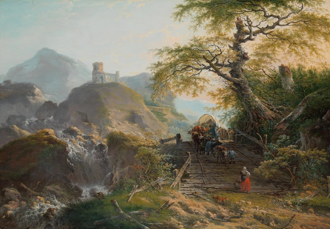 Berglandschap bij Düsseldorf – Gerard van Nijmegen