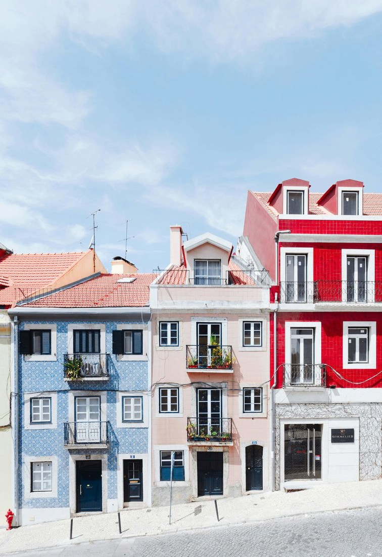 Colorful City Facades