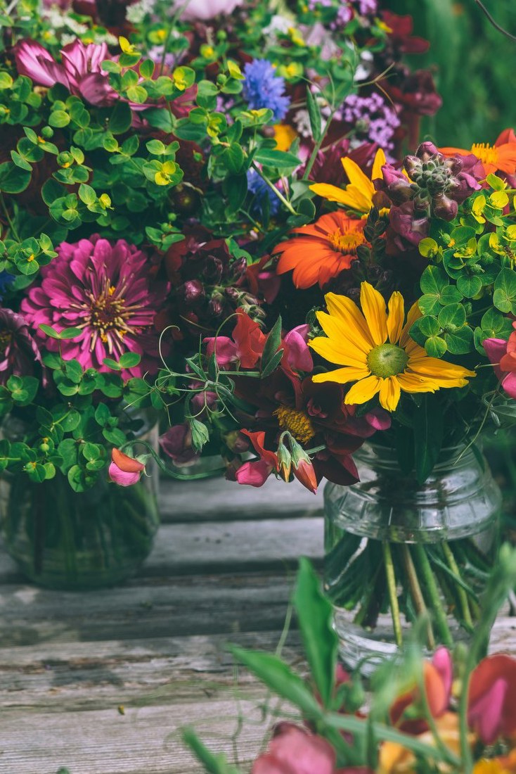 Vibrant Garden Bouquets