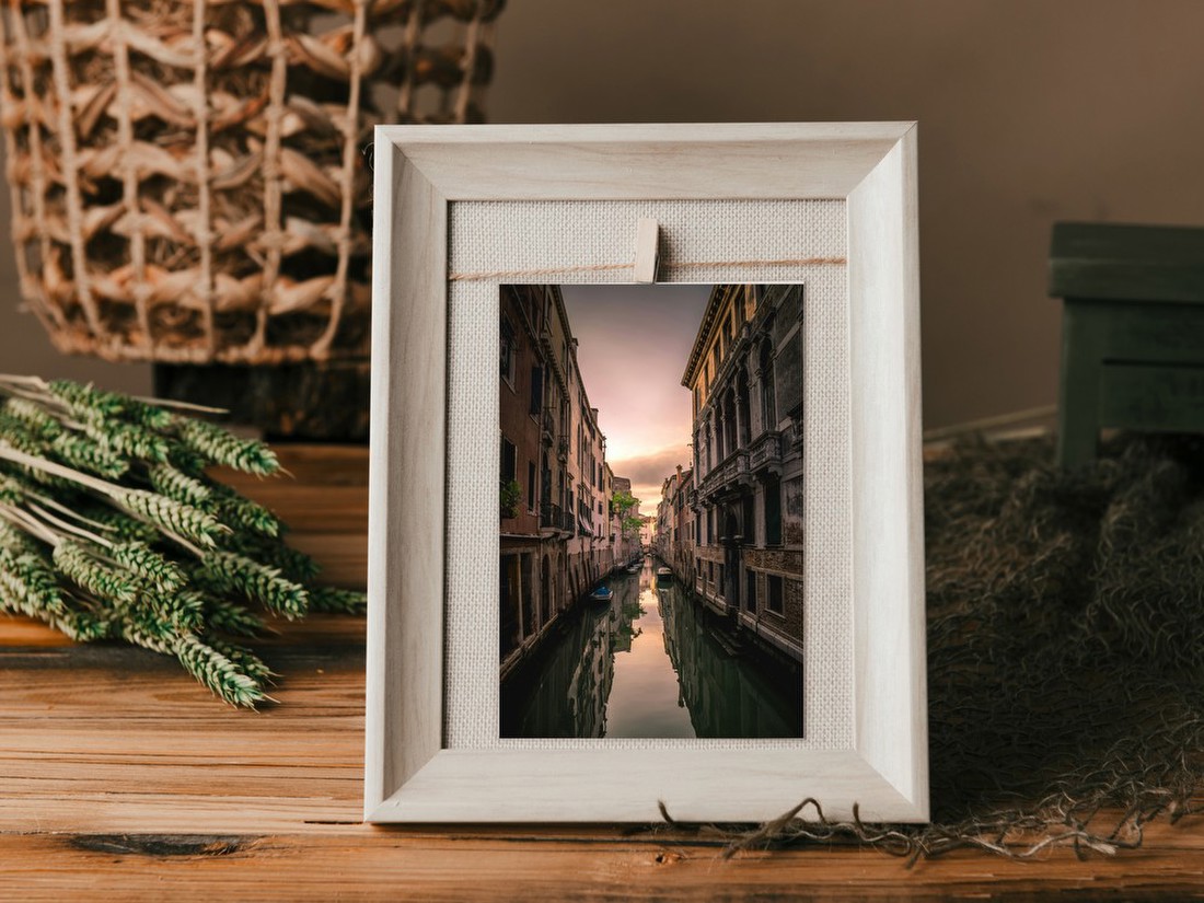 Sunset Canal Reflection