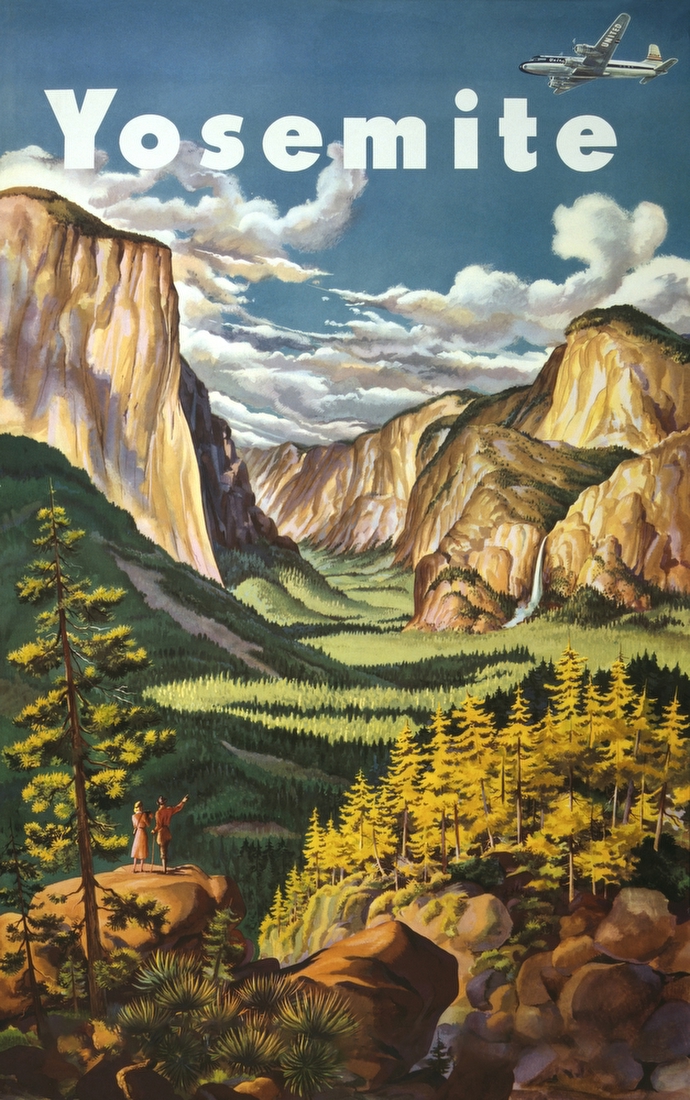 Yosemite Travel Poster
