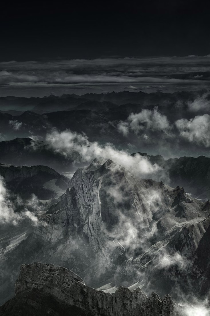 Storm over the Peaks