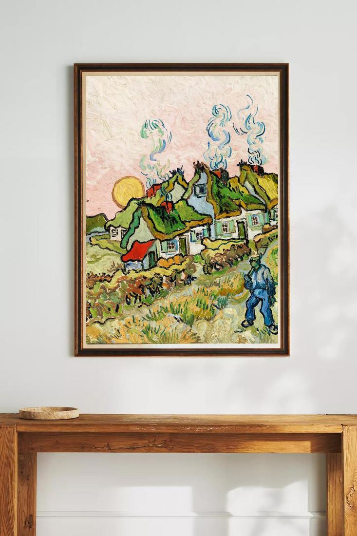 Houses and Figure – Vincent van Gogh