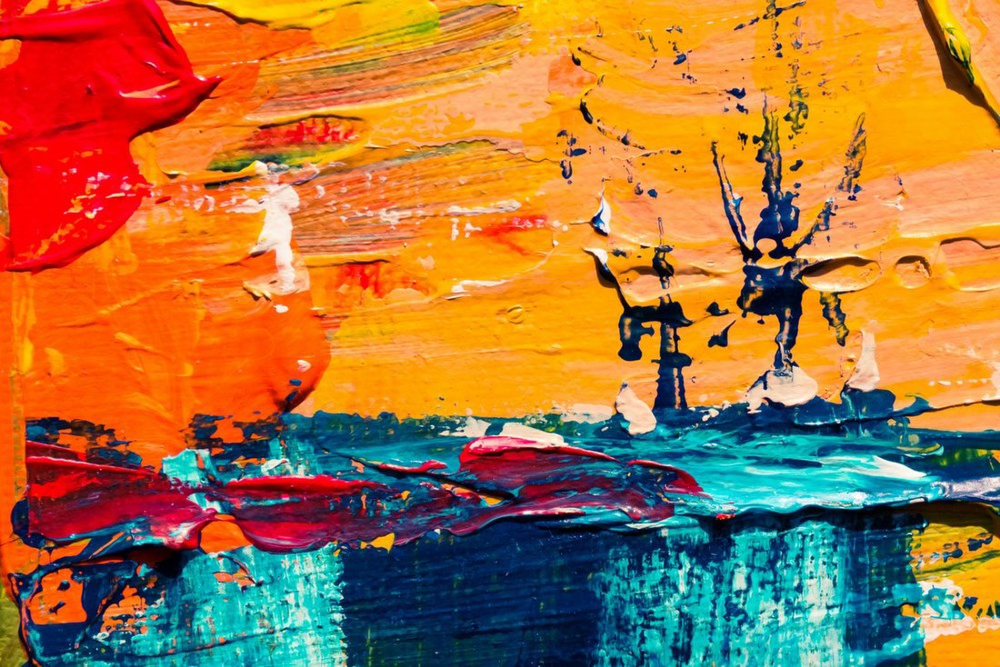 Vivid Abstract Seascape