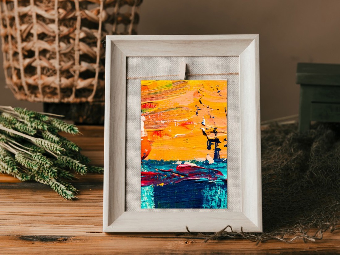 Vivid Abstract Seascape