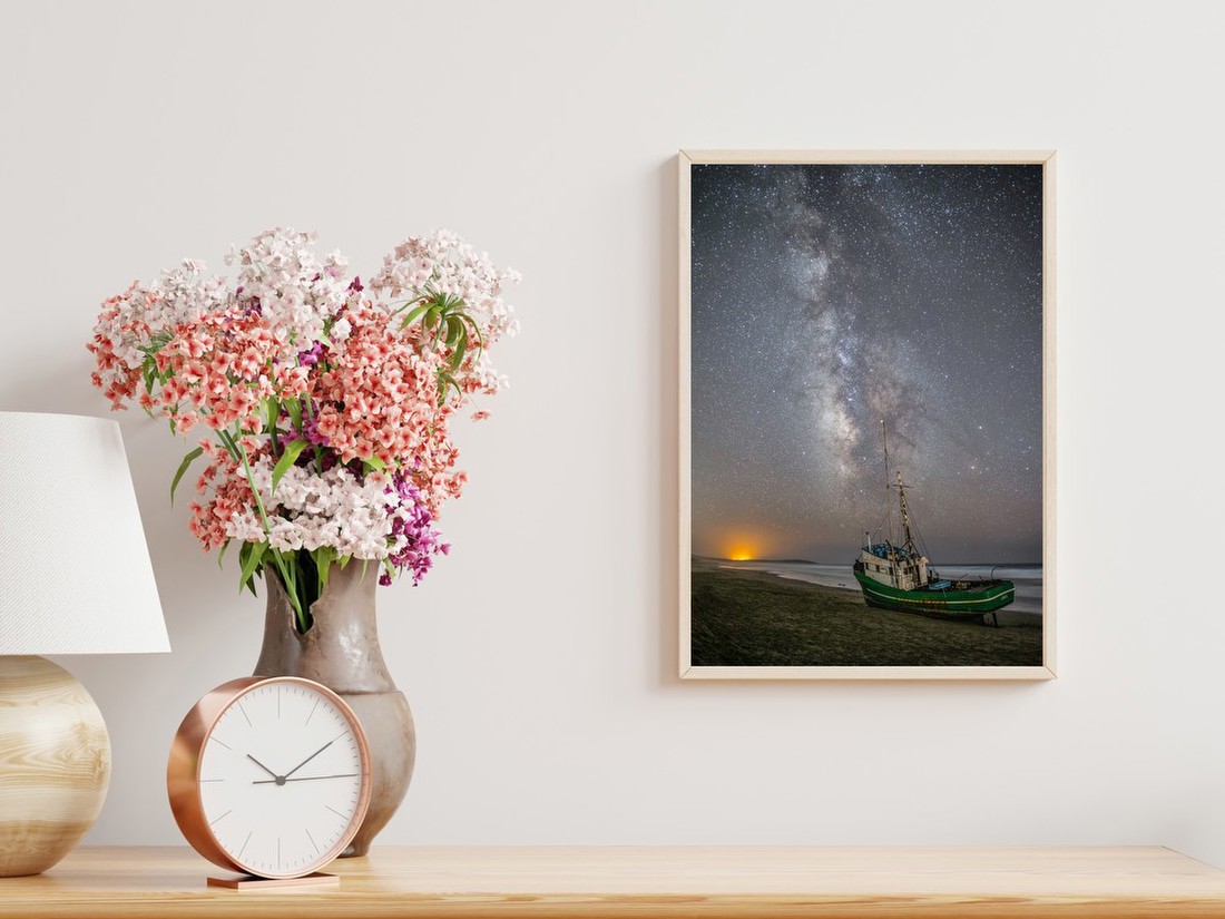 Boat Beneath the Milky Way