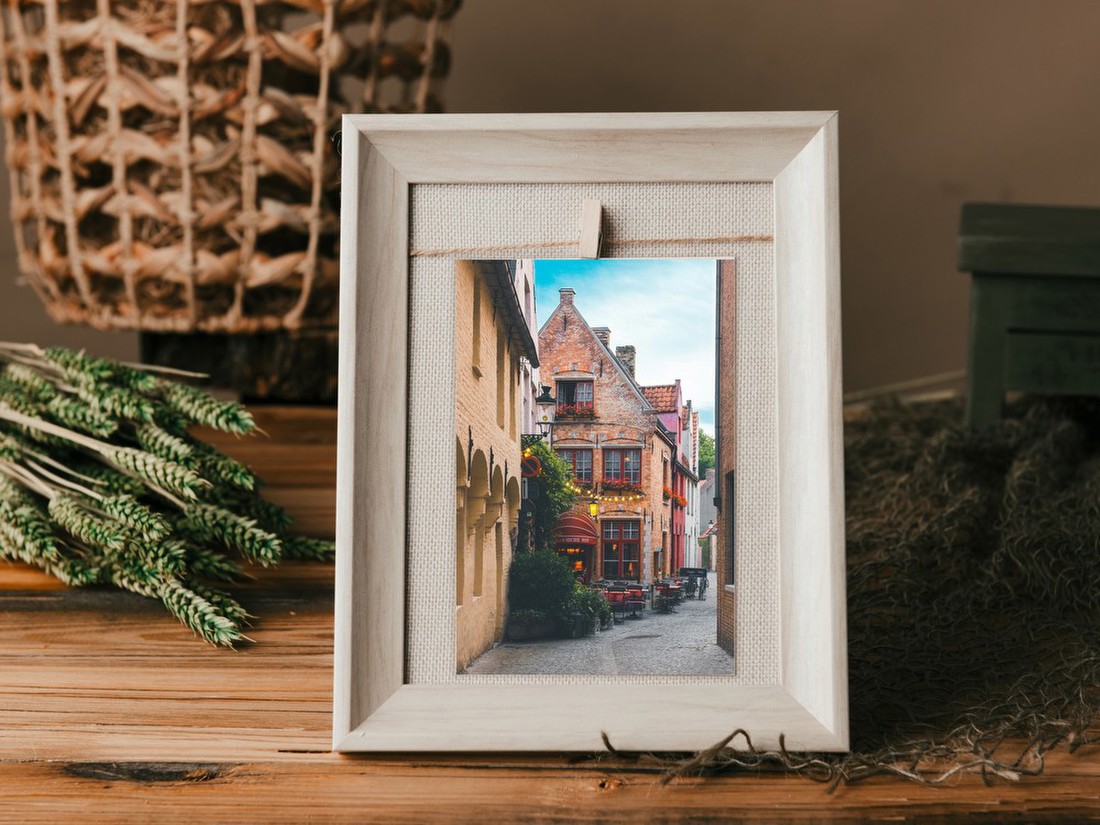 Charming European Alley Café