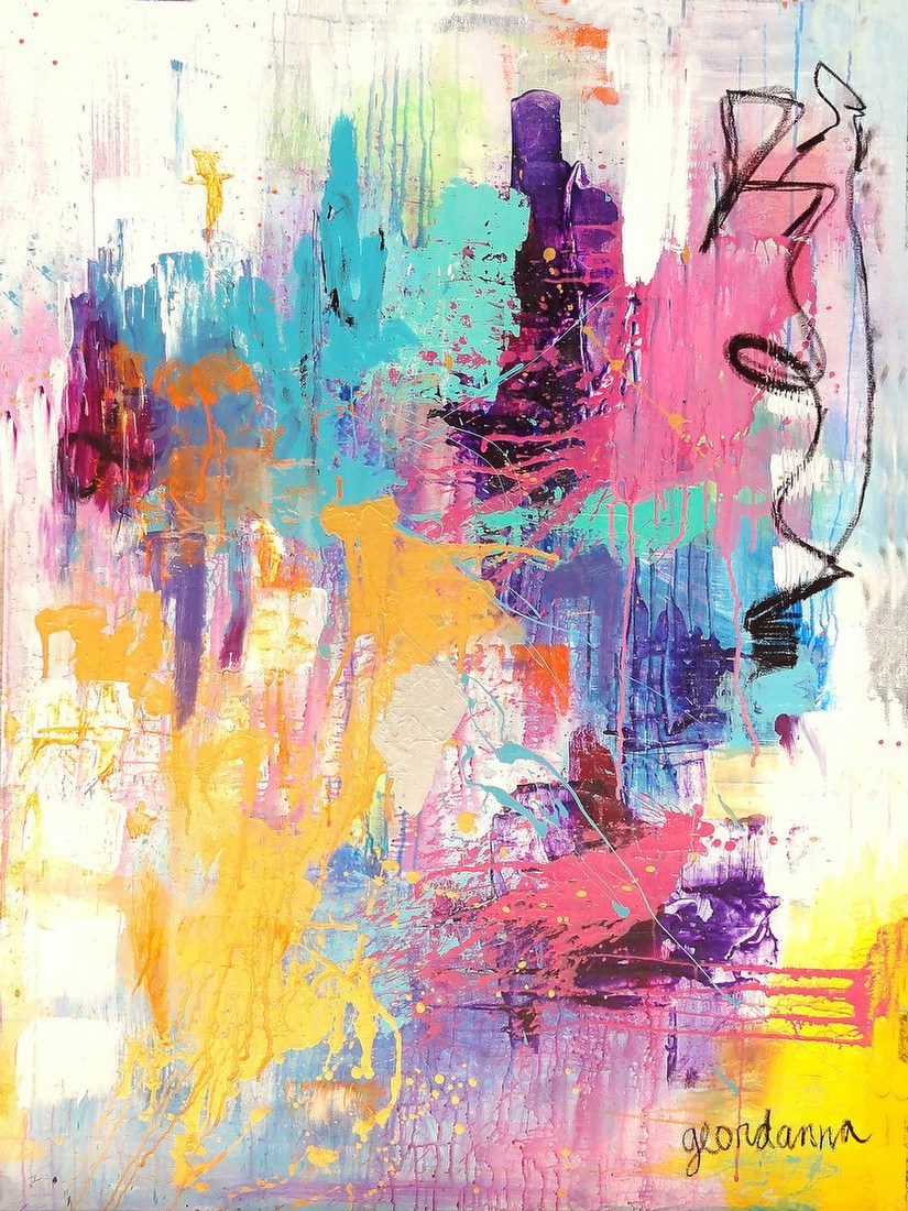 Vibrant Abstract Splash
