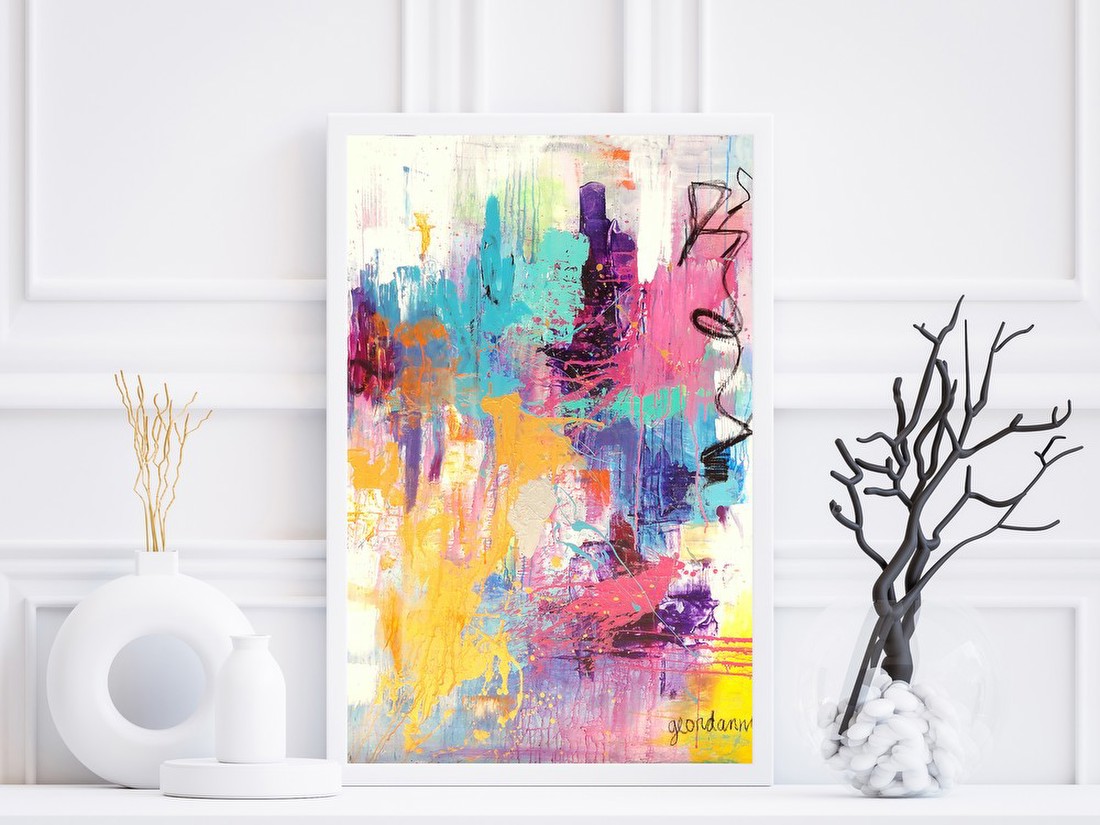 Vibrant Abstract Splash