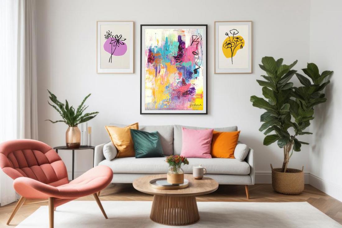 Vibrant Abstract Splash