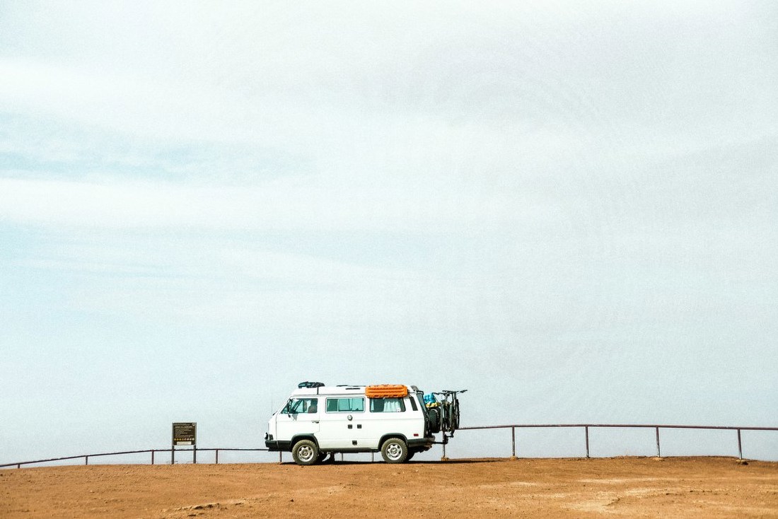 Van at Desert Overlook