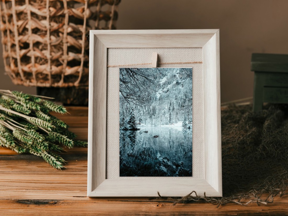Winter Forest Reflection