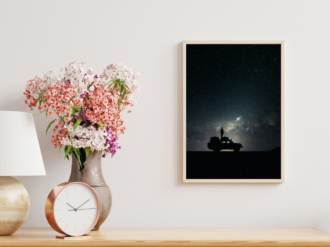 Stargazer Over the Desert